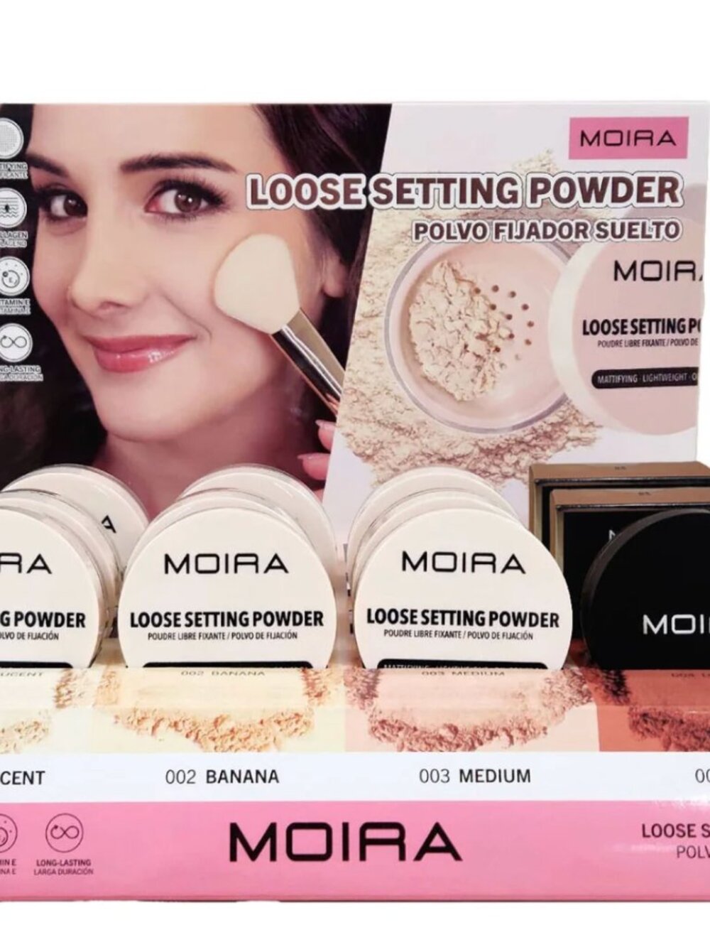 Moira Loose setting powder- Four colors